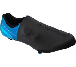 Ochraniacze na półbuty Shimano S-Phyre. Czarne półbuty damskie SHIMANO, bez wzorów, z materiału, eleganckie, bez obcasa, na płaskiej podeszwie. Za 132.00 zł.