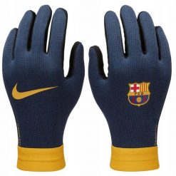 Rękawiczki do piłki nożnej dla dzieci Nike Fc Barcelona Academy Thermafit. Niebieskie rękawiczki dziecięce Nike, bez ramiączek. Za 164.99 zł.