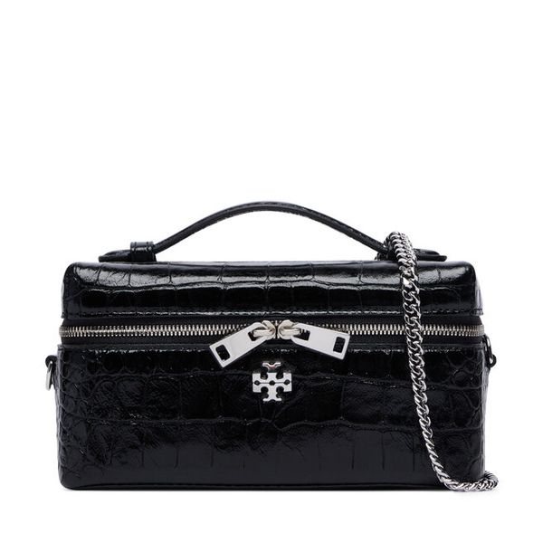 Torebka Tory Burch. Czarne torebki klasyczne damskie Tory Burch, bez wzorów, bez dodatków. Za 2,759.00 zł.