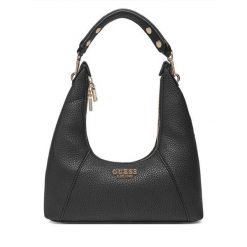 Torebka Guess. Czarne torebki klasyczne damskie Guess, z aplikacjami, bez dodatków. Za 349.99 zł.