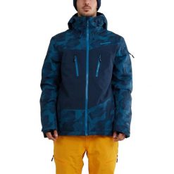 Kurtka narciarska męska Privet Jacket. Brązowe kurtki męskie Fundango, m, bez wzorów, bez kaptura, narciarskie. Za 669.90 zł.