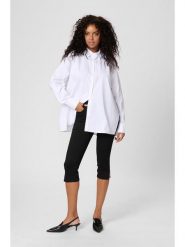 Kaffe Koszula w kolorze białym rozmiar: 34. Białe koszule damskie Kaffe, z aplikacjami, z bawełny, bez kołnierzyka, bez ramiączek. Za 130.50 zł.