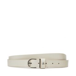 Pasek Calvin Klein. Białe paski damskie CALVIN KLEIN, bez wzorów. Za 120.99 zł.