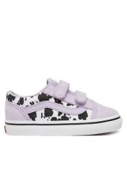 Vans Tenisówki VN000CTGGRG1 Fioletowy. Fioletowe buty sportowe dziewczęce Vans, bez wzorów, ze skóry, bez zapięcia. Za 219.99 zł.