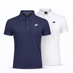 KOSZULKA POLO 4F MĘSKA KOMPLET NA CO DZIEŃ ZESTAW 2 SZTUKI. Koszulki polo męskie 4f, m, bez wzorów, z bawełny, bez ramiączek. Za 179.99 zł.