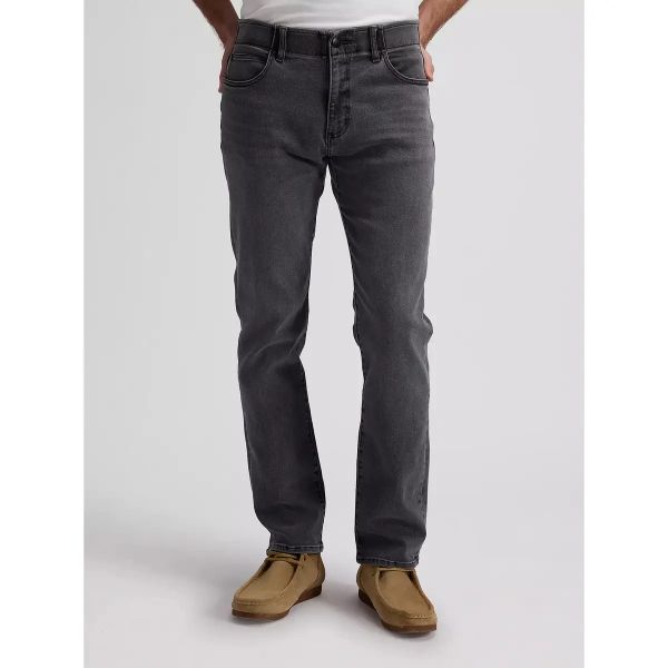 MESKIE SPODNIE LEE STRAIGHT FIT XM NOTORIOUS 112376870. Spodnie materiałowe męskie Lee, bez wzorów, z jeansu. Za 219.99 zł.