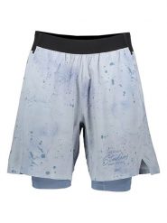 Reebok Szorty funkcyjne "Strength" w kolorze szarym rozmiar: L. Szare szorty męskie Reebok, z materiału, bez kołnierzyka. Za 118.95 zł.