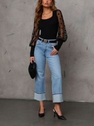 Milan Kiss Bluzka w kolorze czarnym rozmiar: S. Czarne bluzki damskie Milan Kiss, s, bez wzorów, prążkowane, bez kołnierzyka, bez ramiączek. Za 130.99 zł.