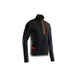 Bluza z długim rękawem do biegania KIPRUN WARM męska. Niebieskie bluzy bez kaptura męskie KALENJI, m, z elastanu. Za 129.99 zł.