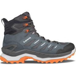 Buty trekkingowe męskie Lowa Innovo Mid Gtx. Brązowe buty trekkingowe męskie Lowa, na zimę, z materiału, za kostkę, bez zapięcia, trekkingowe. Za 871.61 zł.