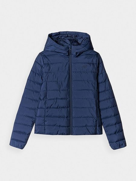 4F Kurtka pikowana w kolorze granatowym rozmiar: S. Niebieskie kurtki damskie 4f, s, bez wzorów, bez kaptura. Za 134.85 zł.