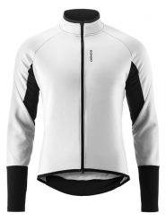 Gonso Softshellowa kurtka kolarska w kolorze białym rozmiar: M. Białe kurtki outdoor męskie Gonso, m, bez wzorów, bez kaptura. Za 257.92 zł.
