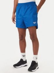 Reebok Szorty sportowe Best RK25557CCM Niebieski Regular Fit. Niebieskie szorty męskie Reebok, l, z syntetyku. Za 129.99 zł.