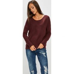 Review - Sweter. Brązowe swetry klasyczne damskie Review, l, z bawełny, bez kołnierzyka. W wyprzedaży za 79.90 zł.
