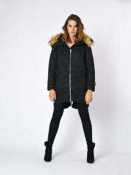 Northwood Parka w kolorze czarnym rozmiar: M. Czarne parki damskie Northwood, m, bez wzorów. Za 203.45 zł.