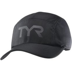 Czapka TYR PACE RUNNING CAP. Czarne czapki męskie TYR, bez wzorów, sportowe. Za 159.99 zł.
