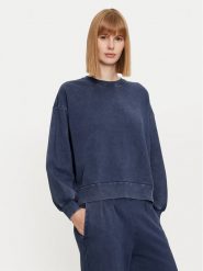 Deha Bluza C12131 Granatowy Regular Fit. Niebieskie bluzy bez kaptura damskie Deha, s, z bawełny. Za 299.99 zł.