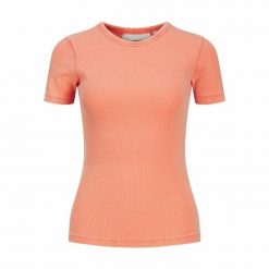Koszulka z krótkim rękawem Damska Jack & Jones Jxfrankie Wash Ss Koral. Czerwone bluzki sportowe damskie Jack&Jones, xl, bez wzorów, bez ramiączek. Za 225.60 zł.