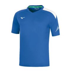 Koszulka Mizuno Team RB. Niebieskie t-shirty sportowe męskie Mizuno, bez ramiączek, do piłki nożnej. Za 145.50 zł.