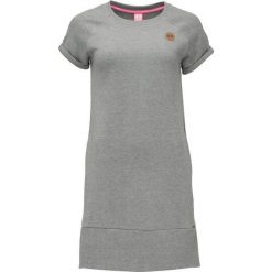 Sukienka Eczana dla Kobiet z Wygodnej i Funkcjonalnej Bawełny. Szare sukienki damskie ZSPORT, l, bez wzorów, z bawełny, eleganckie, bez kołnierzyka, bez ramiączek, sportowe. Za 170.99 zł.