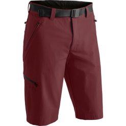 Szorty Maier Sports Nil. Czerwone szorty męskie Maier Sports, z materiału, bez kołnierzyka. Za 462.40 zł.