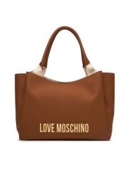 LOVE MOSCHINO Torebka JC4107PP1OKD0200 Brązowy. Brązowe torebki klasyczne damskie Love Moschino, bez wzorów, ze skóry, bez dodatków. Za 1,049.00 zł.