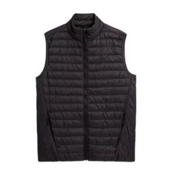 Kamizelka pikowana Męska 4F. Czarne kamizelki męskie 4f, m, z puchu. Za 173.99 zł.