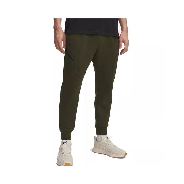 Spodnie dresowe Under Armour Unstoppable Fleece. Zielone spodnie sportowe męskie Under Armour, z dresówki. Za 526.99 zł.