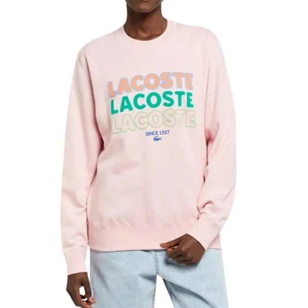 Bluza damska Lacoste SF1267. Czerwone bluzy bez kaptura damskie Lacoste, xs, z bawełny. Za 417.00 zł.