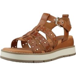 Sandały CARMELA 163252C Brązowy. Brązowe obuwie trekkingowe damskie Carmela, bez wzorów, ze skóry, bez obcasa. Za 317.99 zł.