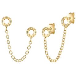 Glanzstücke München Kolczyki Srebro wysokiej próby Żółte złoto 1 ct Damski. Żółte kolczyki damskie Glanzstücke München, pozłacane, na sztyftcie. Za 149.99 zł.