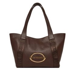Torebka LOVE MOSCHINO. Brązowe torebki klasyczne damskie Love Moschino, bez wzorów, bez dodatków. Za 1,009.00 zł.