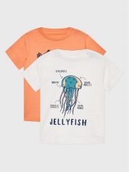 Zippy Komplet t-shirtów ZBBAP0303 23016 Kolorowy Regular Fit. T-shirty chłopięce Zippy, bez wzorów, z bawełny, bez ramiączek. Za 59.99 zł.