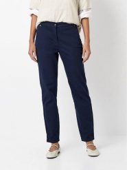 Toni Spodnie chino w kolorze granatowym rozmiar: W42. Niebieskie spodnie materiałowe damskie Toni, bez wzorów. Za 173.99 zł.