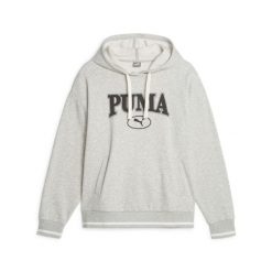Bluza z kapturem Puma Squad fl dla kobiet. Szare bluzy sportowe damskie Puma, m, bez wzorów, z bawełny, bez ramiączek, z kapturem. Za 246.65 zł.
