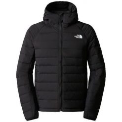 Kurtka turystyczna męska The North Face M Belleview Stretch Down Hoodie. Czarne kurtki męskie The North Face, m, bez wzorów, sportowe, bez kaptura. Za 1,152.00 zł.
