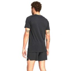 Wilson Series Seamless Crew 2.0 T-shirt. Czarne t-shirty damskie Wilson, bez wzorów, bez kołnierzyka. W wyprzedaży za 203.90 zł.