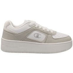 Buty Champion Foul Play PLat Velour Low Cut S11702 ES002 beżowy. Brązowe buty sportowe na co dzień damskie bez wzorów, ze skóry. Za 367.58 zł.