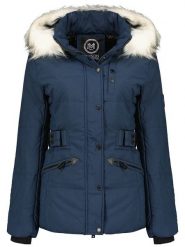 Maison Montaigne Kurtka pikowana "Chesmai" w kolorze granatowym rozmiar: XL. Niebieskie kurtki damskie Maison Montaigne, xl, bez wzorów, bez kaptura. Za 300.21 zł.