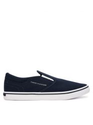 Tommy Hilfiger Tenisówki Vulc Core Slip On FM0FM05689 Granatowy. Niebieskie trampki i tenisówki męskie Tommy Hilfiger, bez wzorów, z materiału, bez zapięcia. Za 289.99 zł.