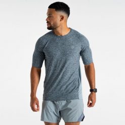 Koszulka męska sportowa Dare 2B Power Up Tee. Fioletowe t-shirty sportowe męskie Dare 2b, l, bez ramiączek, trekkingowe. W wyprzedaży za 79.99 zł.