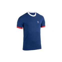 T-shirt do rugby dla kibiców Mistrzostw Świata Rugby 2019 Francja męski. Niebieskie t-shirty męskie OFFLOAD, m, bez wzorów, z bawełny, bez kołnierzyka. Za 44.99 zł.