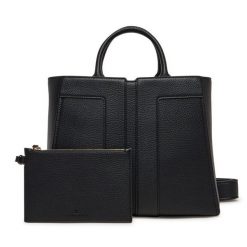 Torebka Elisabetta Franchi. Czarne torebki klasyczne damskie Elisabetta Franchi, bez wzorów, bez dodatków. Za 1,339.00 zł.