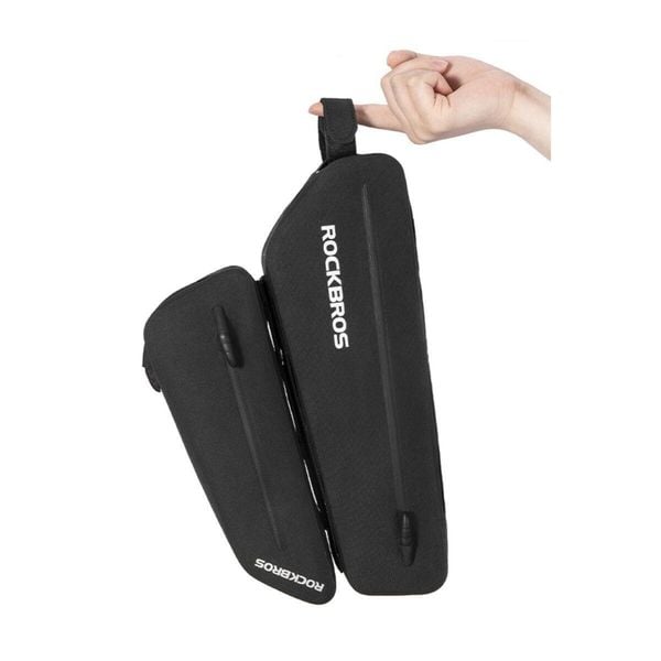 Torba rowerowa Zest Duomate 3,5L. Czarne torby męskie na ramię ROCKBROS, bez wzorów, bez dodatków. Za 239.99 zł.