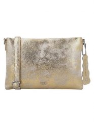 Charm Skórzana torebka w kolorze złotym - 26 x 19 x 3 cm rozmiar: onesize. Żółte torebki klasyczne damskie Charm, bez wzorów, z materiału, bez dodatków. Za 152.99 zł.