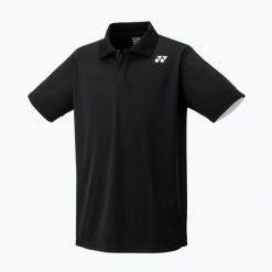 Koszulka polo tenisowa męska YONEX 10653 Polo. Czarne koszulki polo męskie YONEX, l, bez wzorów, z materiału, bez ramiączek. Za 249.99 zł.