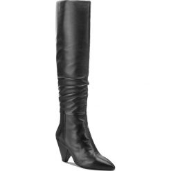 Kozaki BRUNO PREMI - Nappa U5502G Nero. Czarne kozaki damskie Bruno Premi, z materiału, przed kolano, bez obcasa, na obcasie. W wyprzedaży za 489.00 zł.