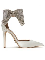 Steve Madden Szpilki Deville SM11003196 Biały. Białe szpilki Steve Madden, bez wzorów, ze skóry, bez obcasa. Za 439.99 zł.