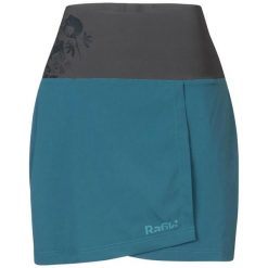 Damskie spódnico-spodenki Rafiki Mandrea. Niebieskie szorty damskie Rafiki, bez wzorów, sportowe. Za 299.70 zł.