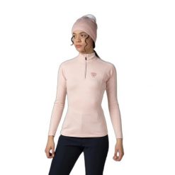 Koszulka termoaktywna Rossignol W Classique 1/2 Zip. Czerwone bielizna termoaktywna damska Rossignol, xl, z materiału, bez kołnierzyka, bez ramiączek. Za 319.99 zł.